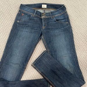 Hudson low rise regular cut Jeans.